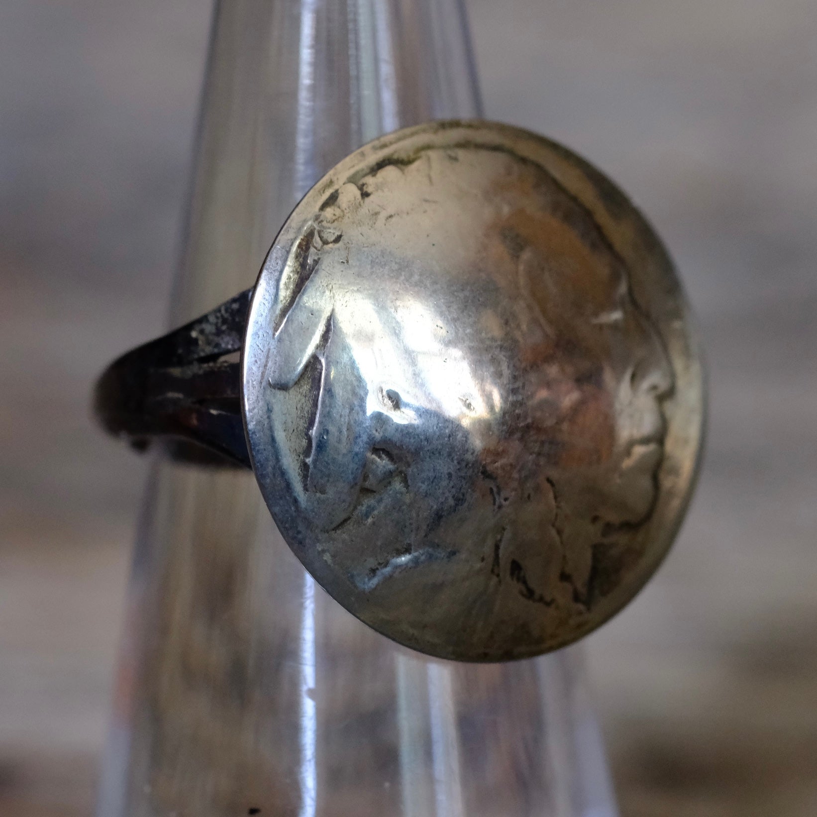 Vintage Buffalo Nickel Ring 5.5