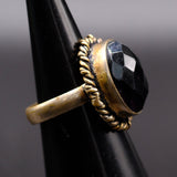 Vintage Sterling Purple Stone Ring 5.25