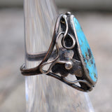 Vintage Sterling Turquoise Ring 5