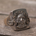 Vintage 1950’s Mexican Biker Ring 8.75