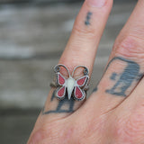 Vintage Sterling Butterfly Ring 5.5
