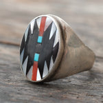 Vintage Dishta Zuni Inlay Ring 10