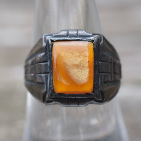 Vintage Sterling Signet Ring 8.5