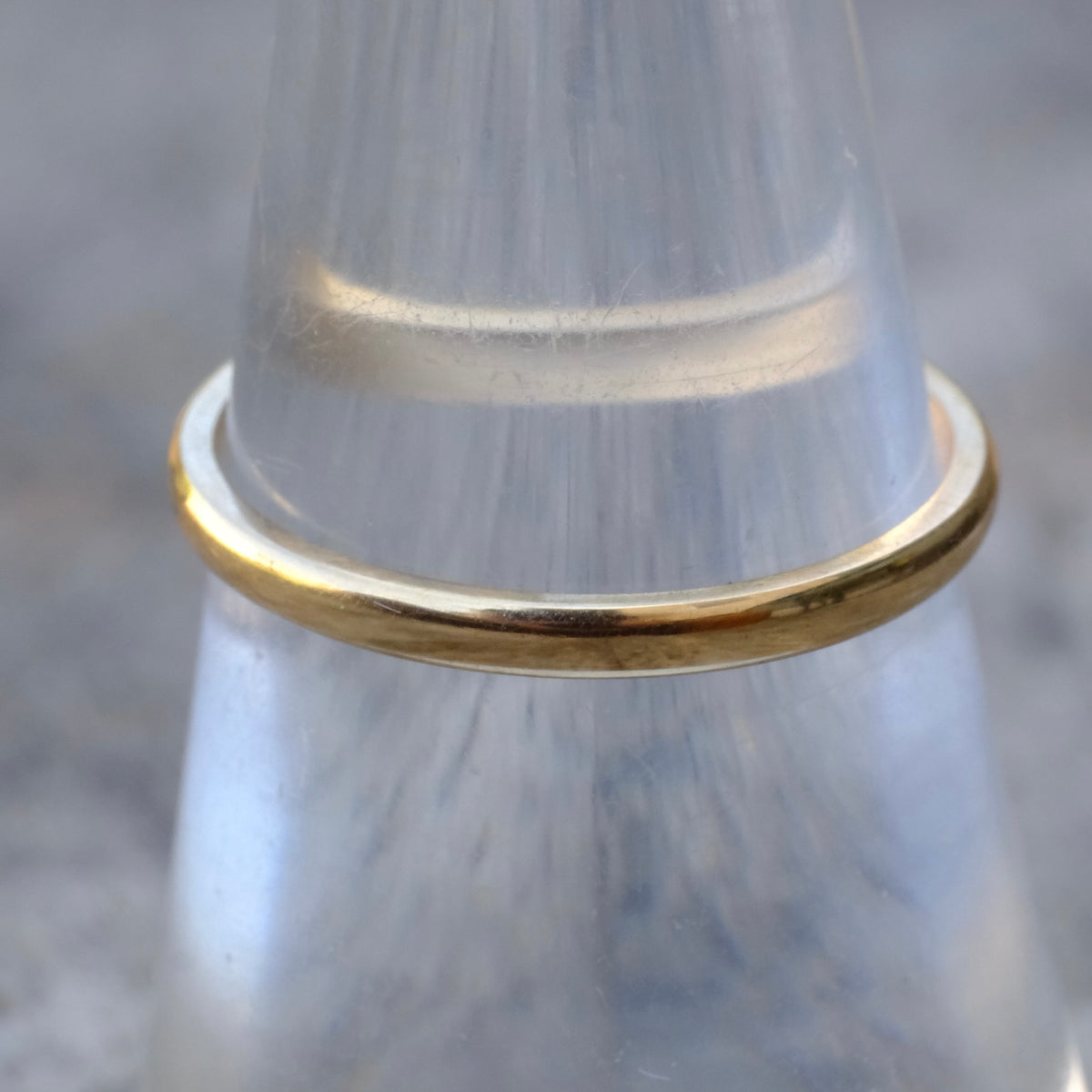 Vintage 14K Gold Band Ring 8