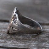 Vintage Sterling Silver Signet Ring 9
