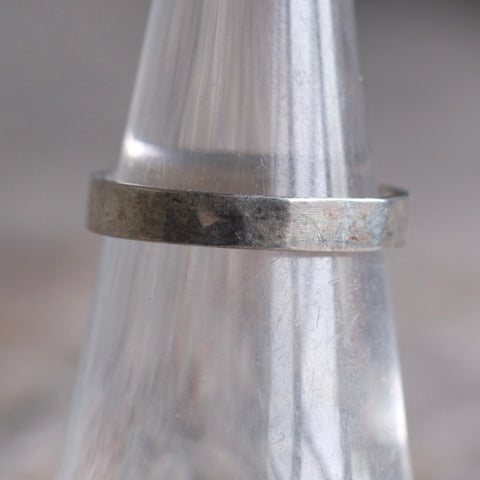 Vintage Sterling Silver Textured Band 6