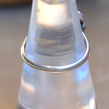 Vintage Sterling Mother Of Pearl Ring 7.75