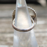 Vintage Sterling Turquoise Ring 4.5