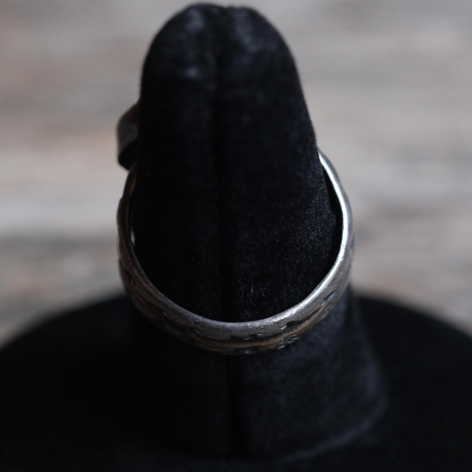 Vintage Sterling Jasper Ring 6.5