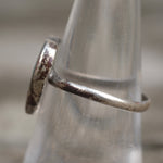 Vintage Sterling Turquoise and Coral Heart Ring 7