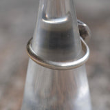 Vintage Sterling Tigers Eye Feather Ring 4.25