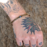 Vintage Sterling Lapis Sodalite Stacker Cuff