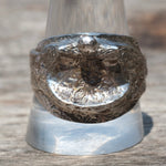 Vintage Sterling Silver Saddle Ring 13