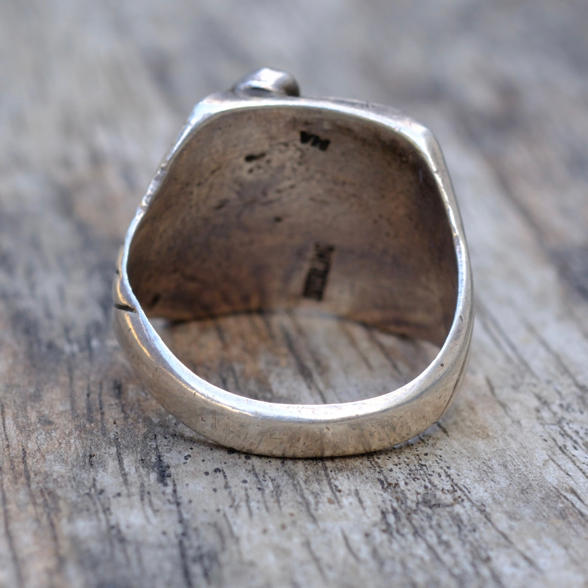 Vintage Sterling 2-Stone Turquoise Ring 10