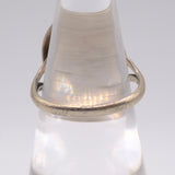 Vintage Sterling Coral Shadowbox Ring 6