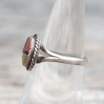 Vintage Sterling Zuni Surface Roper Ring 6.75