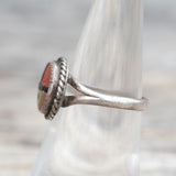 Vintage Sterling Zuni Surface Roper Ring 6.75