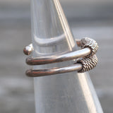 Vintage Sterling Braided Band 3.25