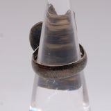 Vintage Sterling 2-Stone Mother Of Pearl Ring 3.25