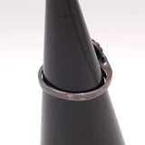 Vintage Sterling Turquoise Roper Ring 4.5