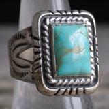 Vintage Sterling Turquoise Ring 9