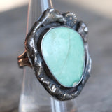 Vintage Sterling Turquoise Ring 7