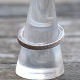 Vintage Sterling Textured Band 8.25