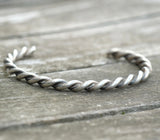 Vintage Sterling Silver Twisted Cuff