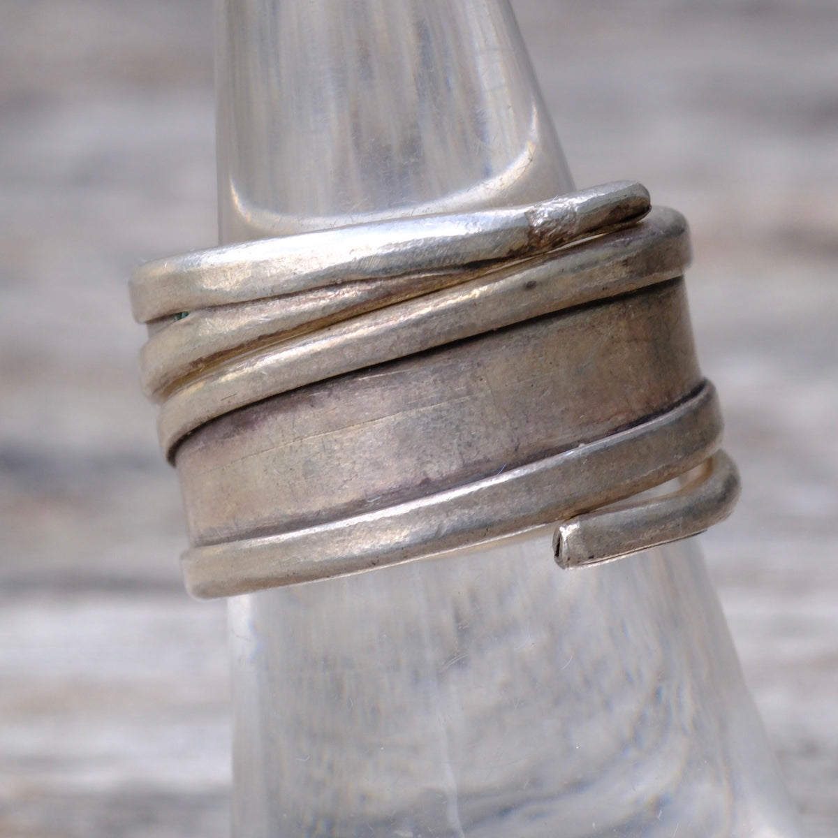 Vintage Sterling Silver Band Ring 7