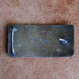 Vintage Sterling 3-Stone Turquoise Ladies Belt Buckle