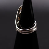 Voltage Sterling Agate Ring 4.25