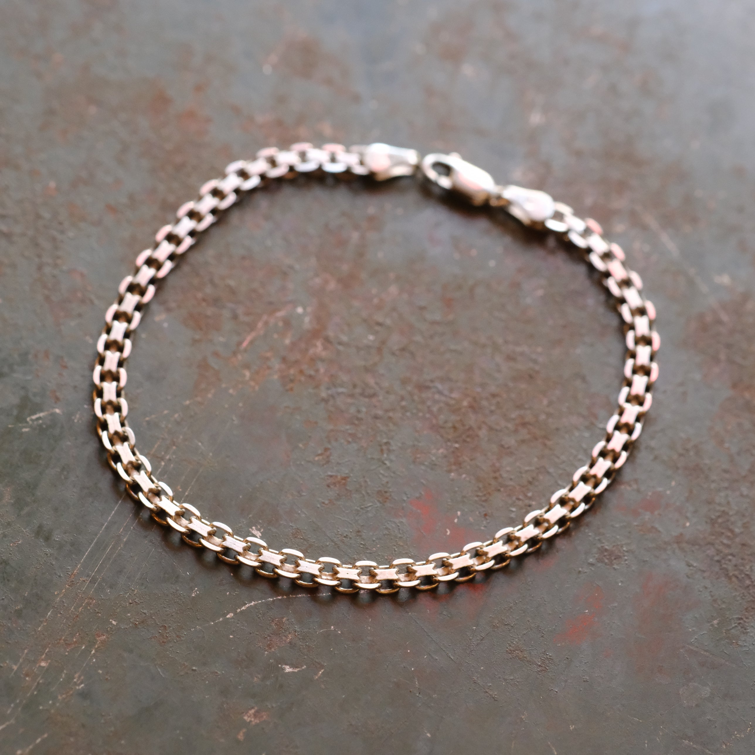 Vintage Sterling Bismark Chain Bracelet