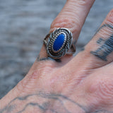 Vintage Sterling Kapis Roper Ring 5.75