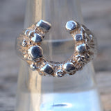 Vintage Sterling Silver Horseshoe Ring 9.75
