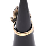 Vintage Sterling Multistone Kachina Ring 6