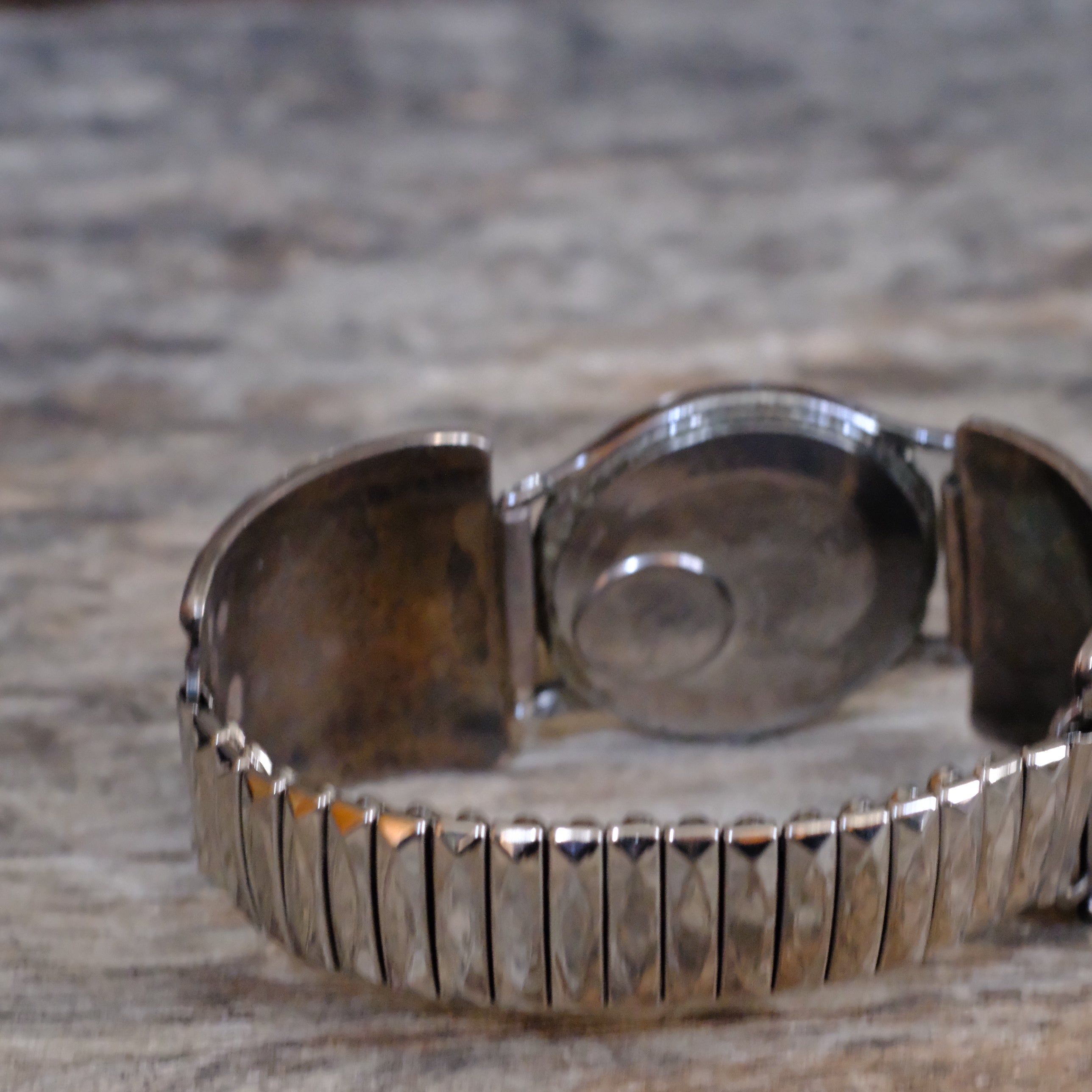 Vintage Sterling Turquoise and Coral Watch