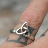 Vintage Sterling Celtic Ring 7.75