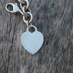 Vintage Sterling TIFFANY'S Heart Bracelet