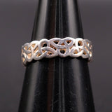 Vintage Sterling Silver Band 7