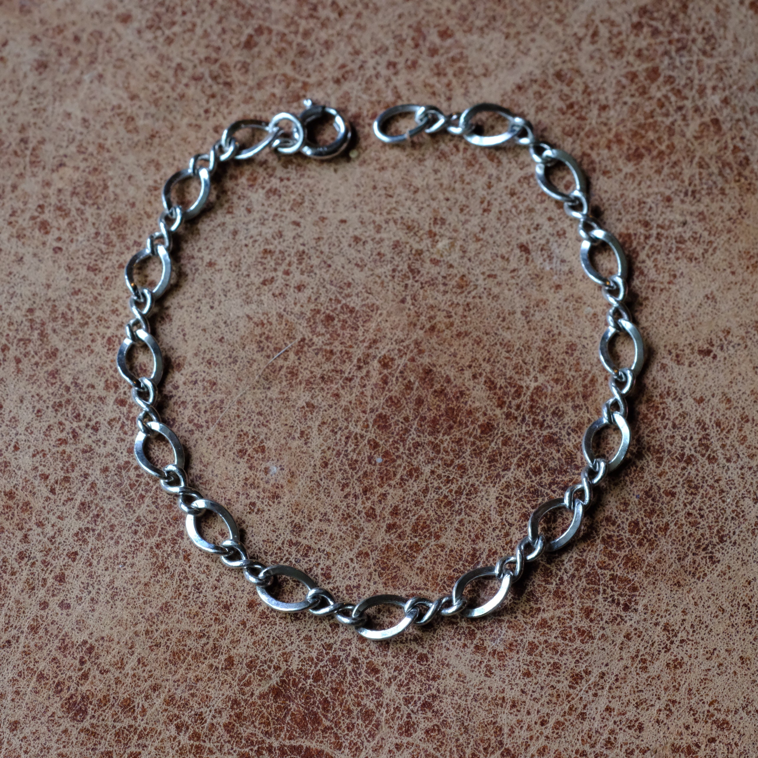 Vintage Sterling Silver Link Bracelet