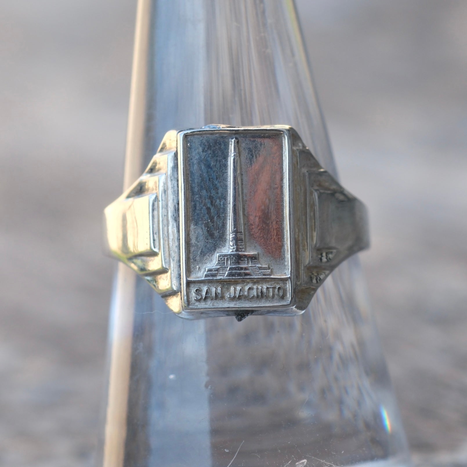Vintage Sterling Silver San Jacinto Souvenir Ring 7.75