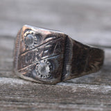 Vintage Sterling WWII KOREA Signet 9.75