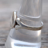 Vintage Sterling Silver Signet Ring 9.5