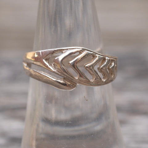 Vintage Sterling Silver Band 6.75