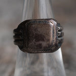 Vintage Sterling Silver Signet Ring 7