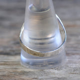 Vintage Sterling Turquoise and Coral Stamped Band Ring 12.5