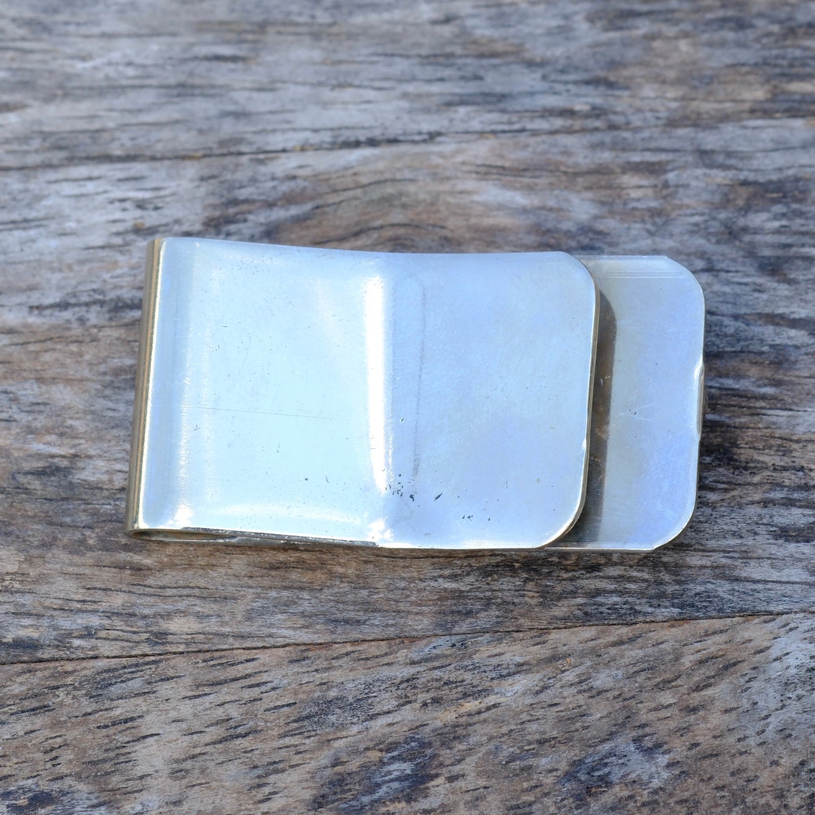 Vintage Turquoise and Coral Feather Money Clip