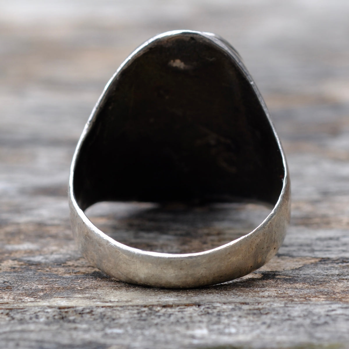 Vintage Sterling Turquoise Ring 10.75