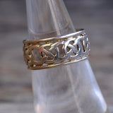 Vintage Sterling Silver Celtic Band 6.5