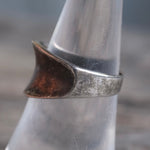 Vintage Sterling Silver Modernist Ring 7.5